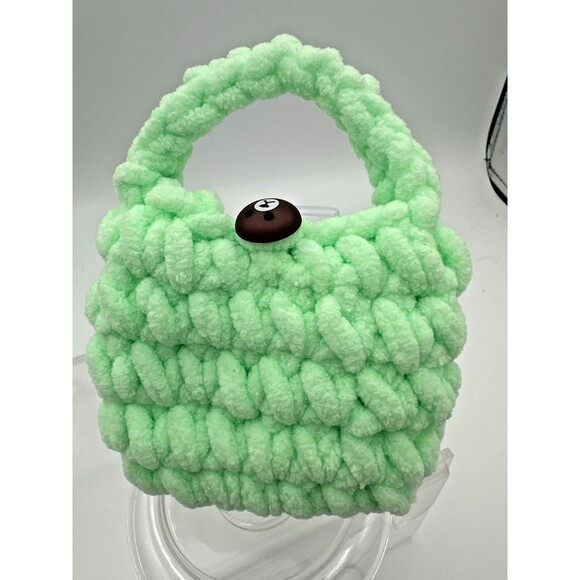 Sanrio Characters Green Frog Plush Mini Bag Purse Soft Chenille 2023 Cute Japan - Picture 3 of 8